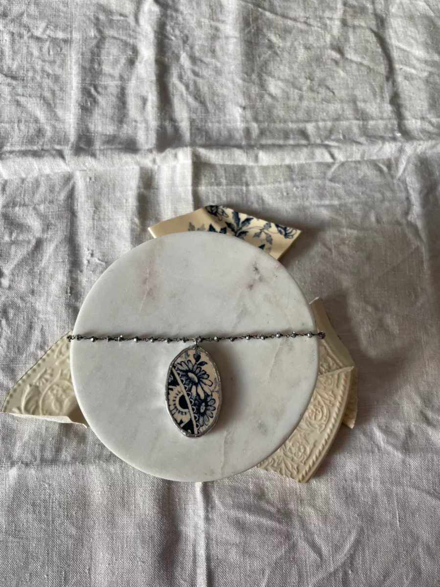 Collana artigianale in ceramica vintage MARGHERITA