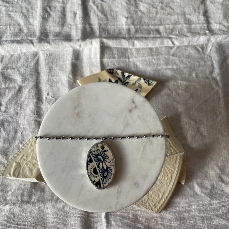 Collana artigianale in ceramica vintage MARGHERITA