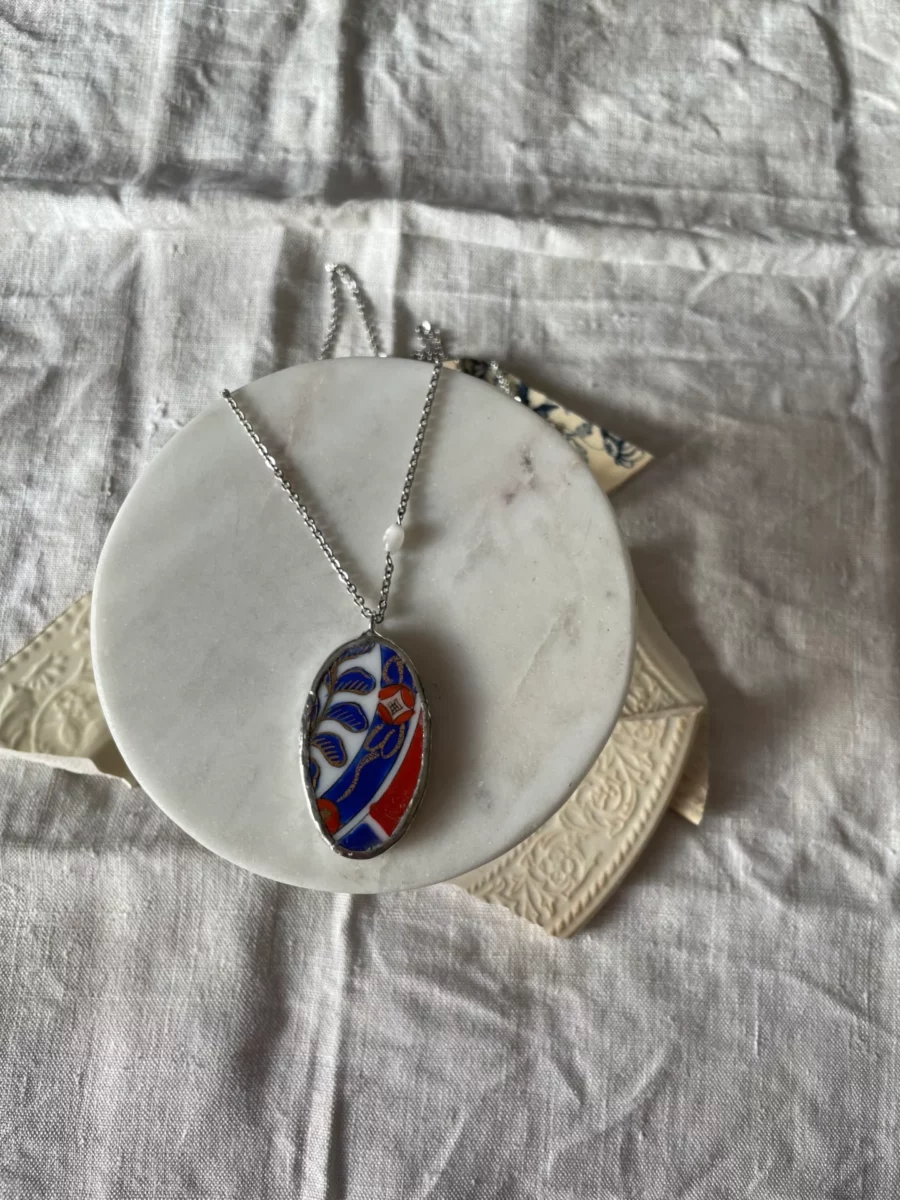 Collana artigianale in ceramica vintage ORIENTE