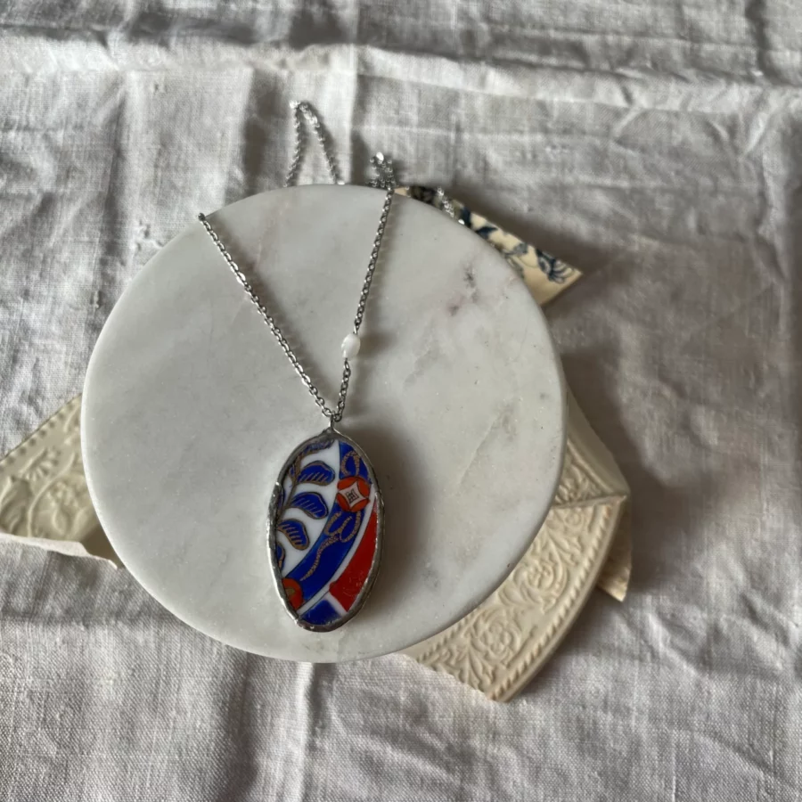 Collana artigianale in ceramica vintage ORIENTE